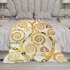 Gustav Klimt - Tree Of Life Throw Blanket Large Blanket Bed Plaid Soft Plaid