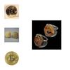 Bitcoin Promotional Commemorative Coin With Metal Material And Acrylic Display Box For Business Gifting