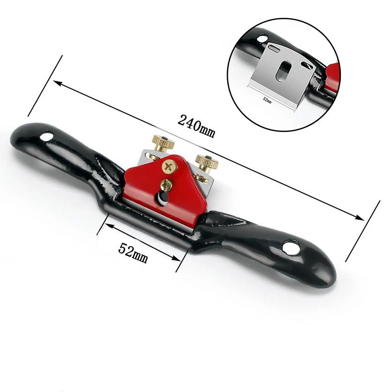 9/10 Inch Mini Woodworking Hand Planer Adjustable High Speed Steel Blade Sharp Hand Planing Tool for Carpenters 1pc