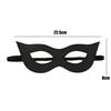 1/2 Stück Dunkles Goth PU-Leder Kostüm Cosplay Halbgesichtsmaske Elastisches Band Schwarze Augenmaske Sexy Cosplay Masken Halloween Party Requisiten
