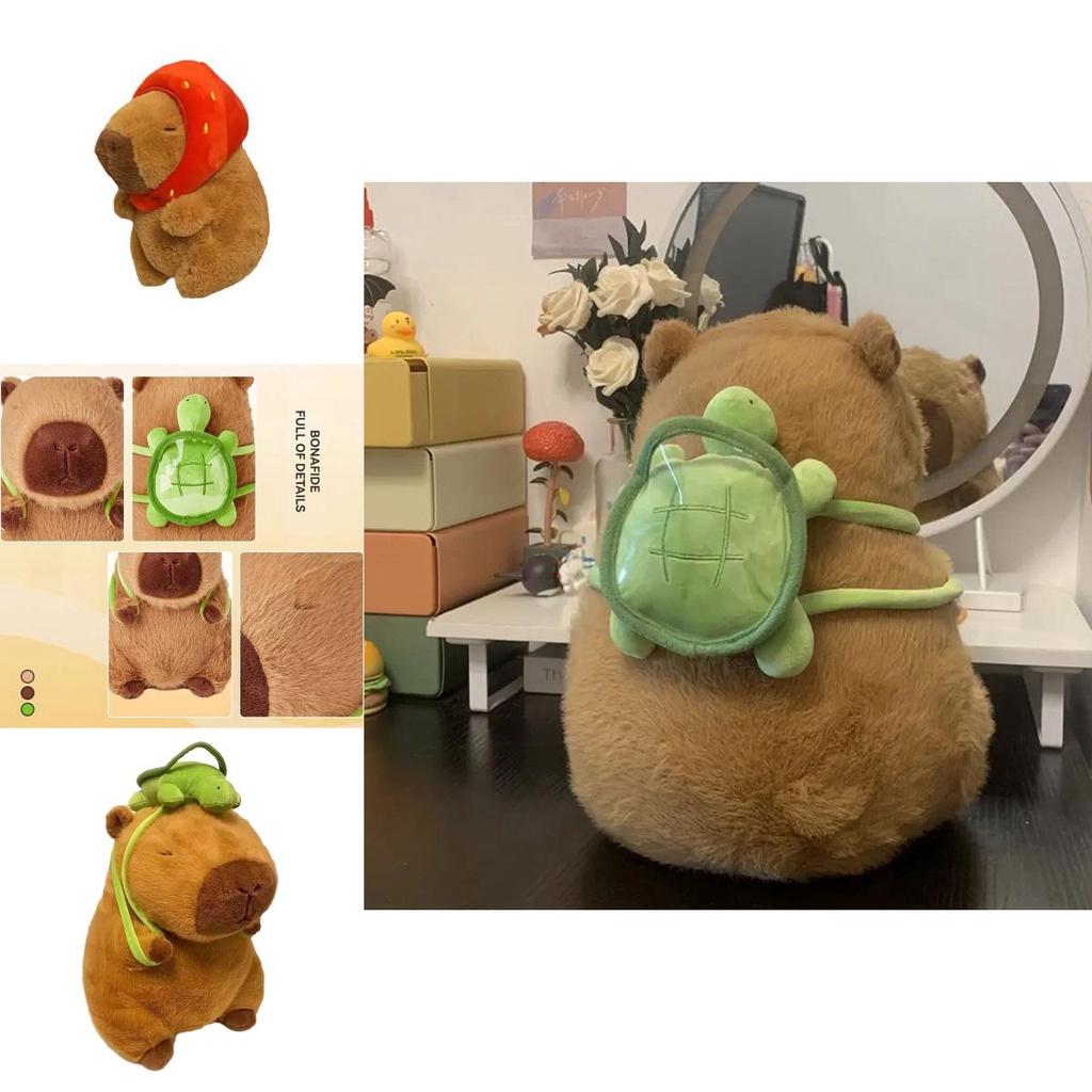 Adorable Capybara Plush Toy Pp Cotton Stuffed Animal Short Plush Water Rat Category 45cm