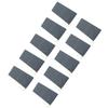 10PCS Sandless Sand Bags Drawstring Flood Water Barriers Polyester 9.8x19.7in Dam Bag for Basement