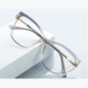 TR90 Anti Blue Light Reading Glasses Fashion Gradient Designer Eyewear Spring Legs Frame +1.5 +0.75