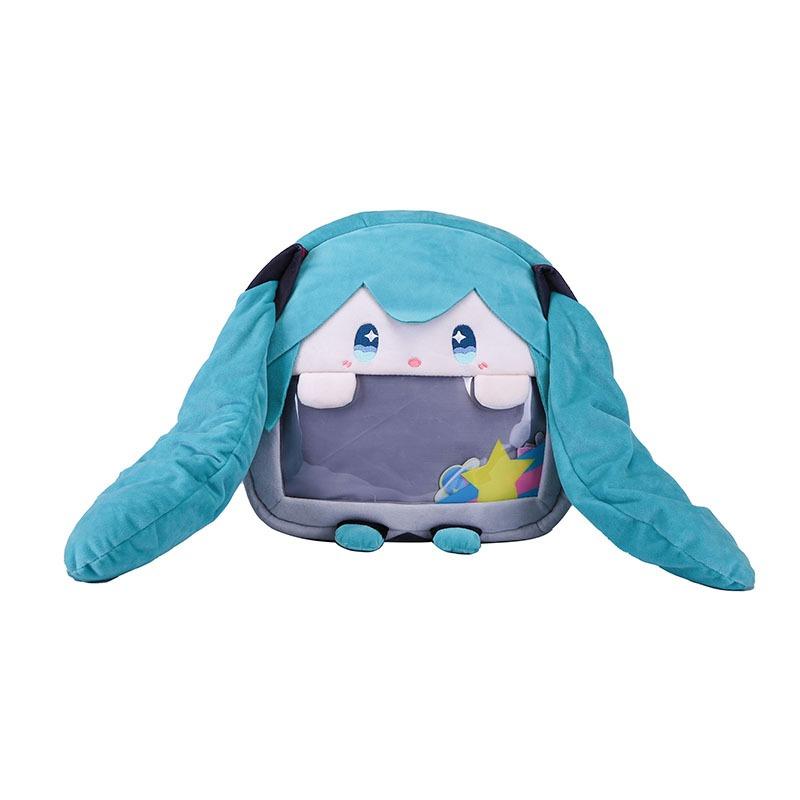 New trendy plush big mouth shoulder bag two-dimensional girl backpack student schoolbag