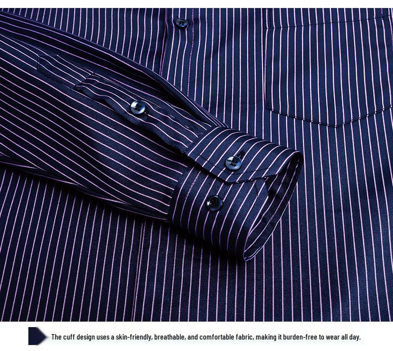 Winter Velvet Warm Long Sleeve Business Shirt - White Dress Shirt for Interviews, Weddings, Photography