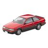 TOMYTEC Tomica Limited Vintage Neo 1/64 Scale LV-N304a Toyota Corolla Levin 2-Door GT-APEX 1985 Red/Black Finished Model