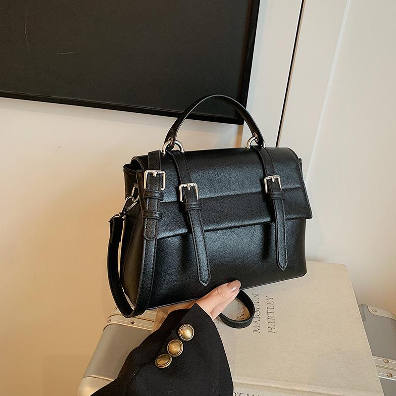 Retro small bag women's versatile new fashion shoulder messenger bag women's casual portable small square bag