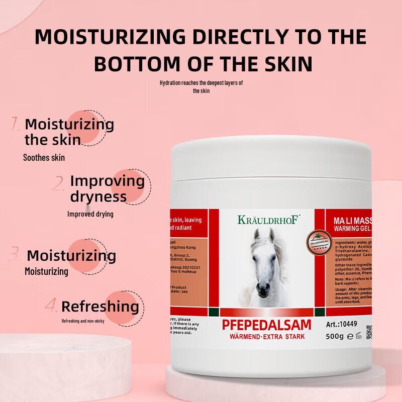 KRAUETUHOF Согревающий массажный бальзам с лошадиным маслом