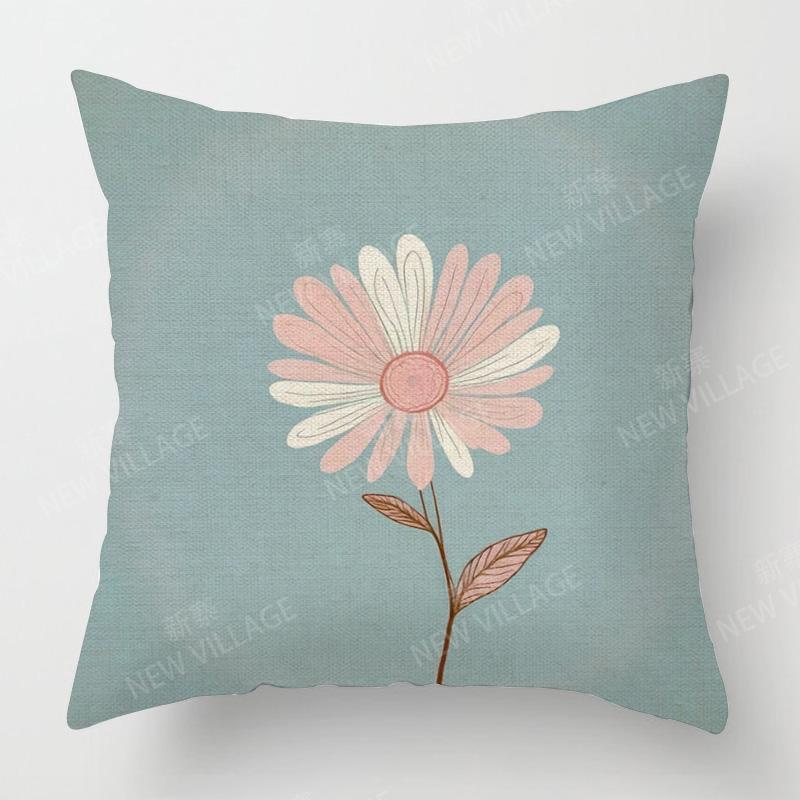 Tropical plant pattern cushion set bedroom cafe decor ins style living room sofa pillow set Throw pillowcase 40x40cm 45x45cm