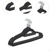 10x Velvet Hangers Wardrobe Organisers Coat for Jeans Jackets Towels white