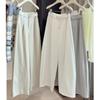 Solid Color Tencel Cotton High Waist Loose Wide Leg Scimitar Pants Women's Spring New Thin Casual Versatile Balloon Pants