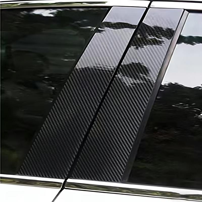 6pcs Car Window Trim Cover Column Pillar Posts Door Sticker Decal Accessories for Mercedes-Benz GLA X156 200 250 180 2014-