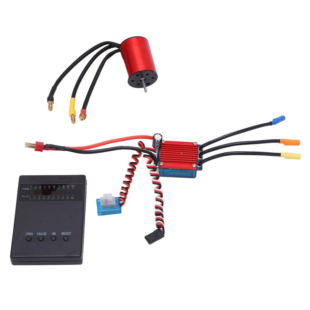RC Brushless Motor Set High Torsion 2435 4500KV Brushless Motor 25A ESC RC Accessories for 1/16 1/18 RC Car