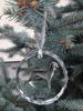 Saluki, Persian Greyhound, Arabian hound – Crystal bauble with a photo, dog photo in crystal – Design 02 | Art-Dog