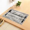 Tableware Pattern Kitchen Runner Rug Non-slip Doormat Kitchen Carpet Floor Mat  Entrance