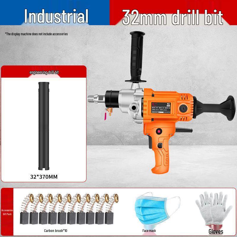 High-Power Handheld Wet/Dry Core Drill for Concrete and Water Drilling