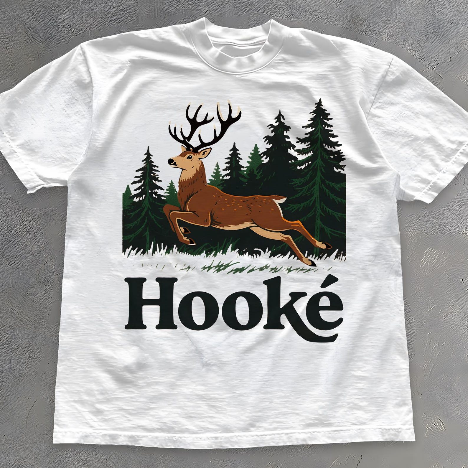 Vintage 90s Deer Shirt -Nature Wildlife Cotton Graphic Tee S-XXL 4XL