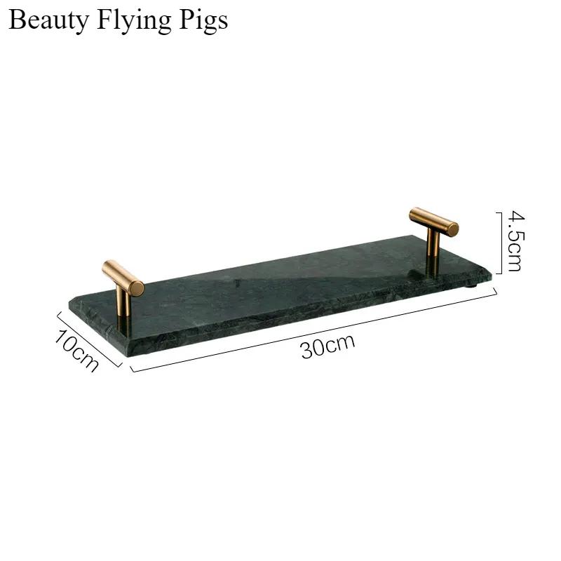 

1pc Marble storage tray Bathroom decoration Bathroom accessories Entrance storage rack home decoration Jewelry storage tray