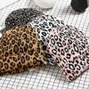 Fashion Leopard-print Knitted Hat Beanie Hat Woolen Hat for Outdoor Activities