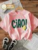 Casual Trendy Ciao Lemon 100% Cotton Women's T-Shirt Loose Fashion Crew Neck Short Sleeve Top Vintage Shirt