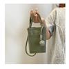 Women's Faux Leather Mini Square Bag 2026 Korean Style Solid Color Magnetic Closure Crossbody Phone Purse