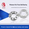 Miniature Thrust Ball Bearing F5-10 F5-12M F6-12M with Stainless Steel Retainer