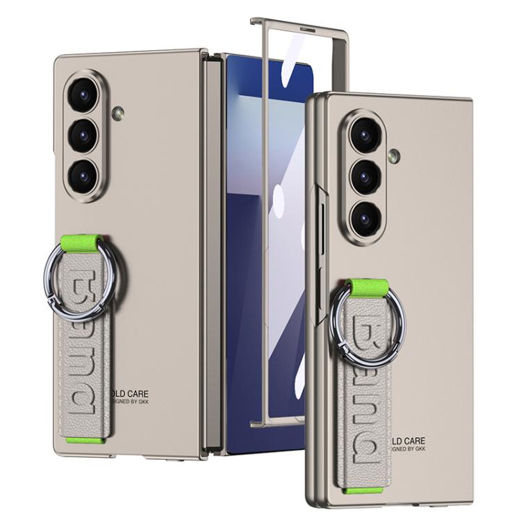 Phonecase for Samsung Galaxy Z Fold7 5G Integrated Ultra-thin Side Wristband Phone Case, Not Included Pen