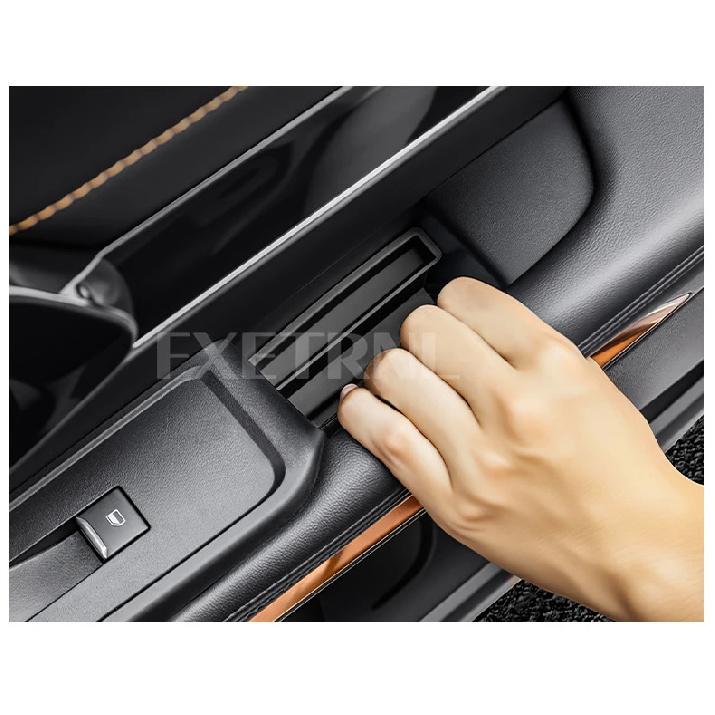 Silicone Pour Ford Ranger 2023 2024 2025 Boîte de Rangement Organisateur de Poignée de Porte de Voiture Plateau Accessoires de Modification d'Intérieur Automobile