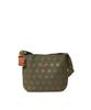 Toleur Tola Nylon Dot Medium Shoulder Bag, Khaki, Women's, Polka Dots, Water-Repellent, 13023-KH