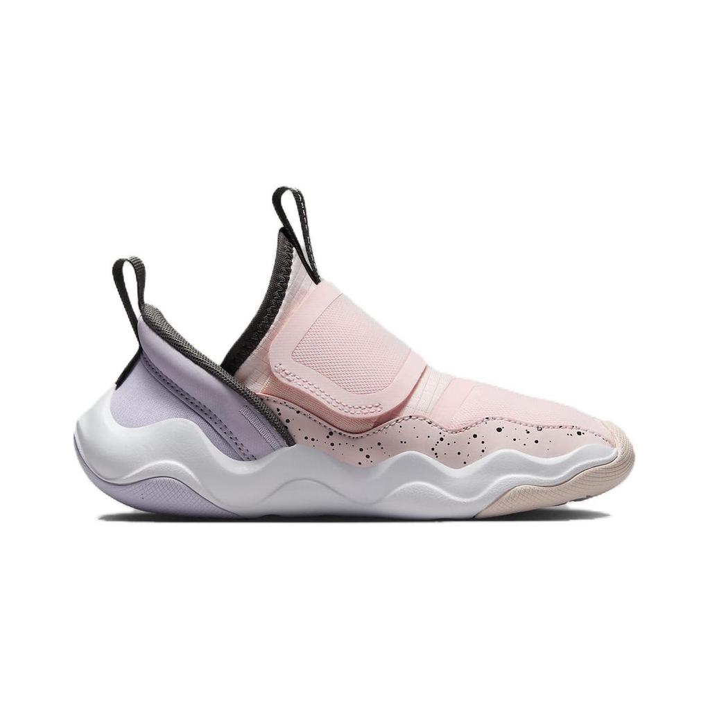 Jordan 23/7 Hook and loop Cushioning, Wear Resistant Mid top Children's Basketball Shoes Pink DQ9293-601