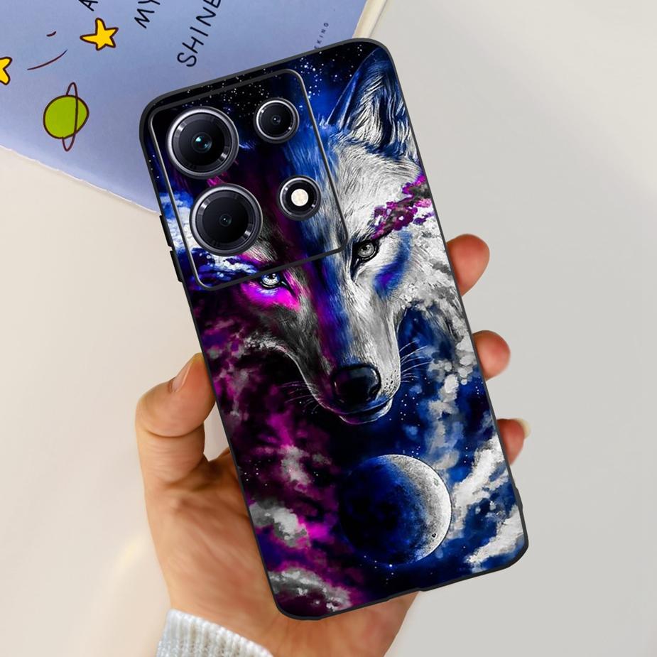 For Infinix Note 30i Case X6716 Stylish Cat Flowers Painted Cover Soft Silicone Phone Case For Infinix Note 30 Pro Note30 Bumper