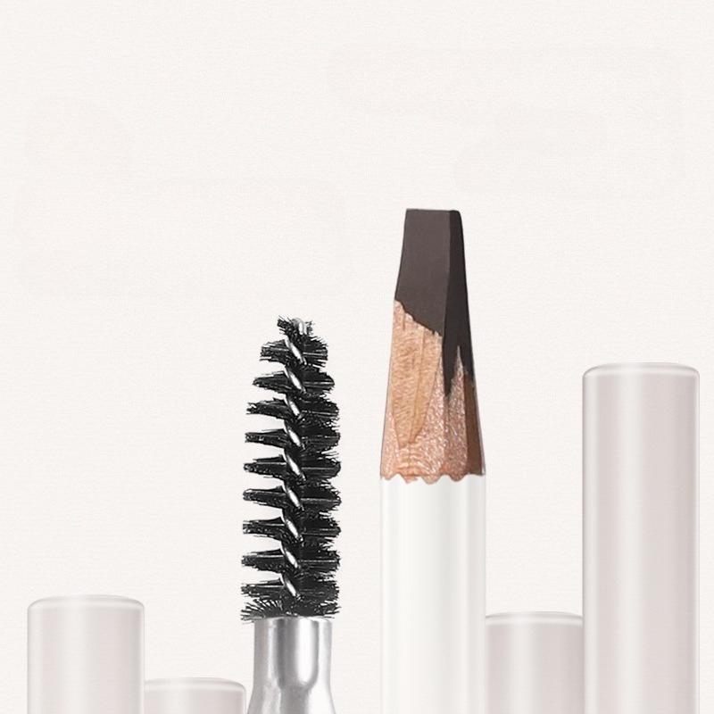 Wild Eyebrow Misty Machete Eyebrow Pencil  Waterproof  Non-smudge  Easy To Color  Distinct Roots Sweat-proof Double Heads