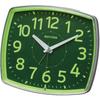 RHYTHM Large Alarm Clock with Light-Focused Dial, Continuous Second Hand, Electronic Alarm, Silver, 13.1 X 15 X 6.7 Cm, 8REA31SR19