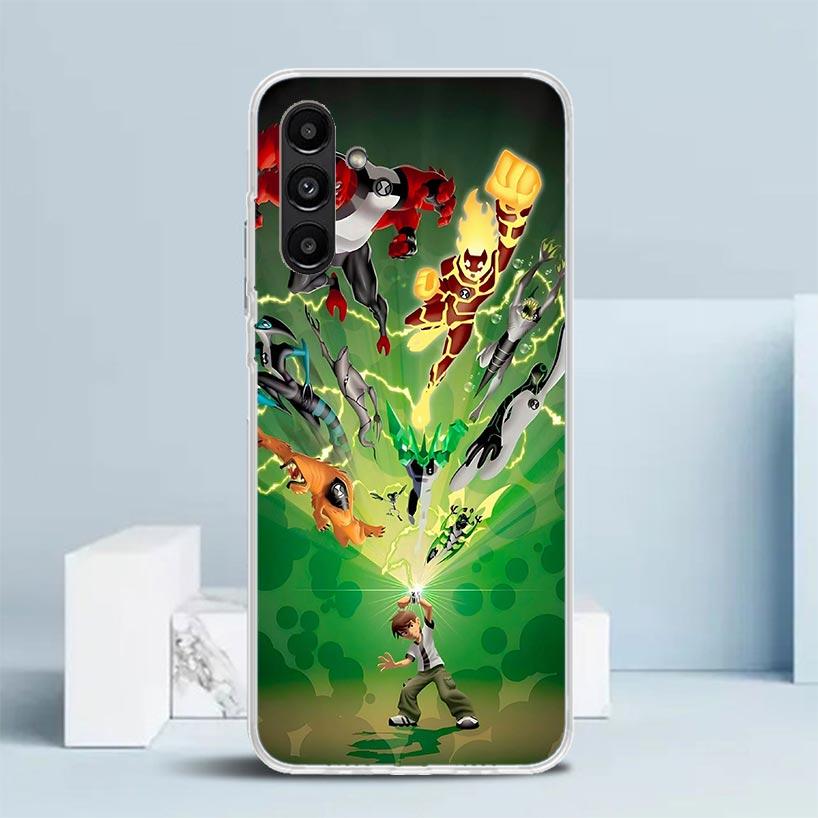 Cartoon Ben 10 Cover for Samsung Galaxy A17 A37 A57 A16 A26 A36 A56 A15 A14 A55 Phone Case A13 A53 A25 A35 A24 A34 A23 A33 Galax