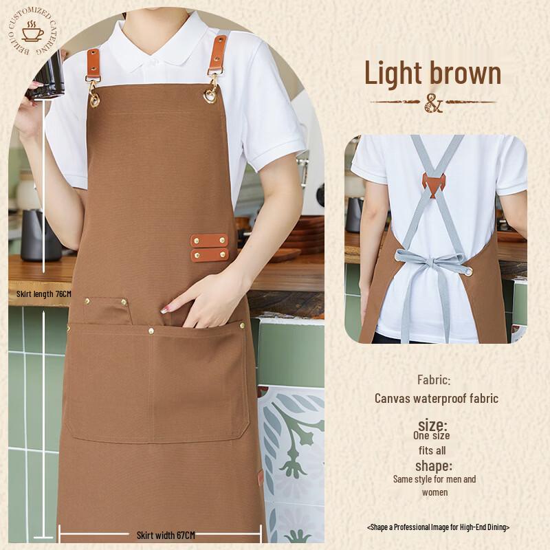 Waterproof Canvas Strap Kitchen & Catering Apron