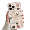 Apple 17promax Mobile Phone Case Transparent iPhone 17, Cute DIY Cat Design, Full Coverage Air Soft Case