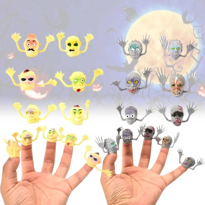 Spooky Halloween Zombie Witch Finger Puppets For Creepy Fun And Scares In Pvc