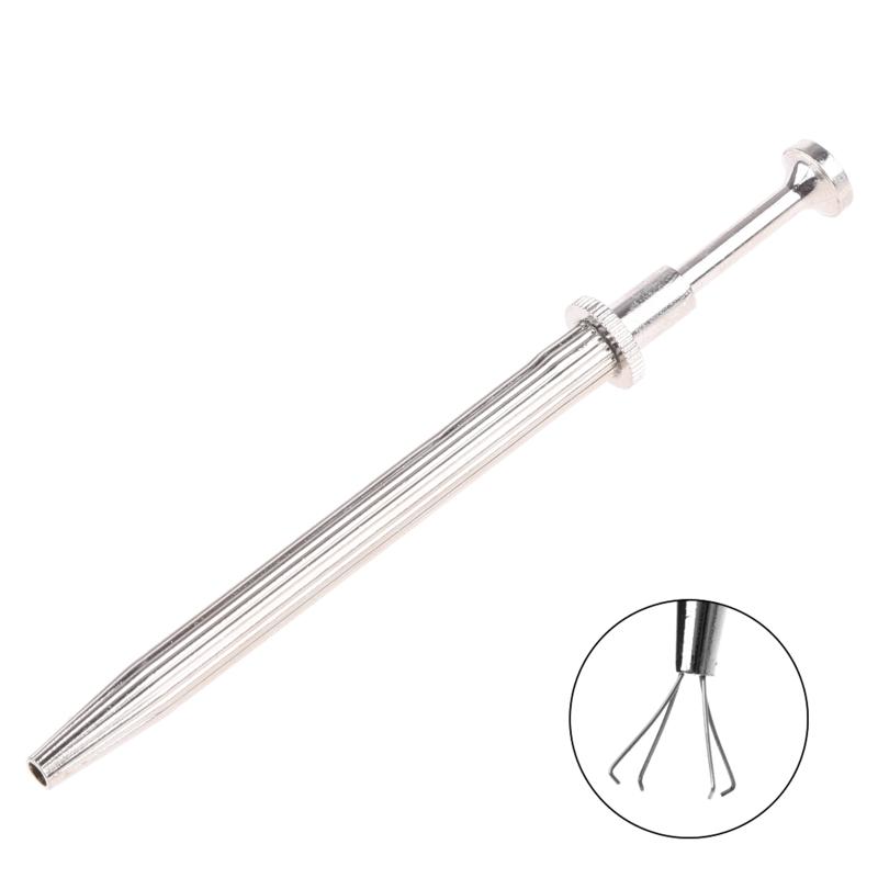 Catcher Jewelry Making Gem Clamping Pick Up Tool with 3/4 Prongs for Tiny Objects Catcher Diamond Gemstone Prong Grabber