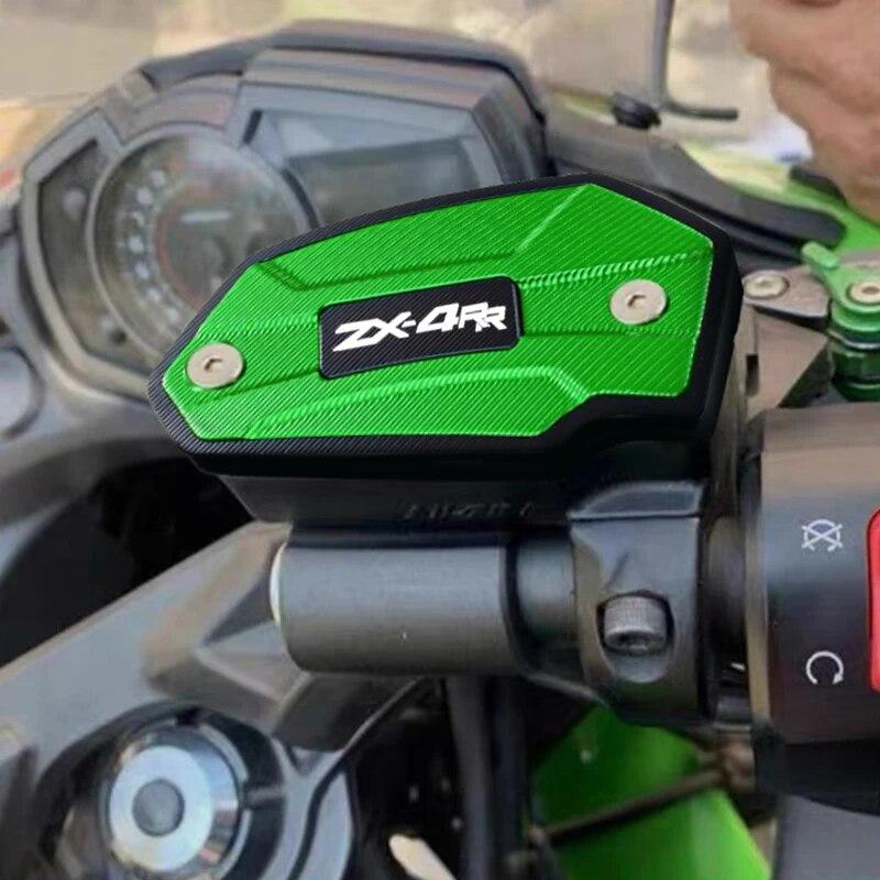 For Kawasaki Ninja ZX4RR ZX4R ZX-4R RR 2023 Motorcycle Front and Rear Brake Fluid Cap Protection and Filler Cap Accessories