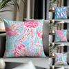 Fashion LLlilly Pulitzerable Cushion Cover Antidustmite Pillowcase Invisible Zipper Silky Short Plush Sofa Cushion Cover