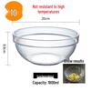 Jing Baodi Transparent Acrylic Round Salad Bowl