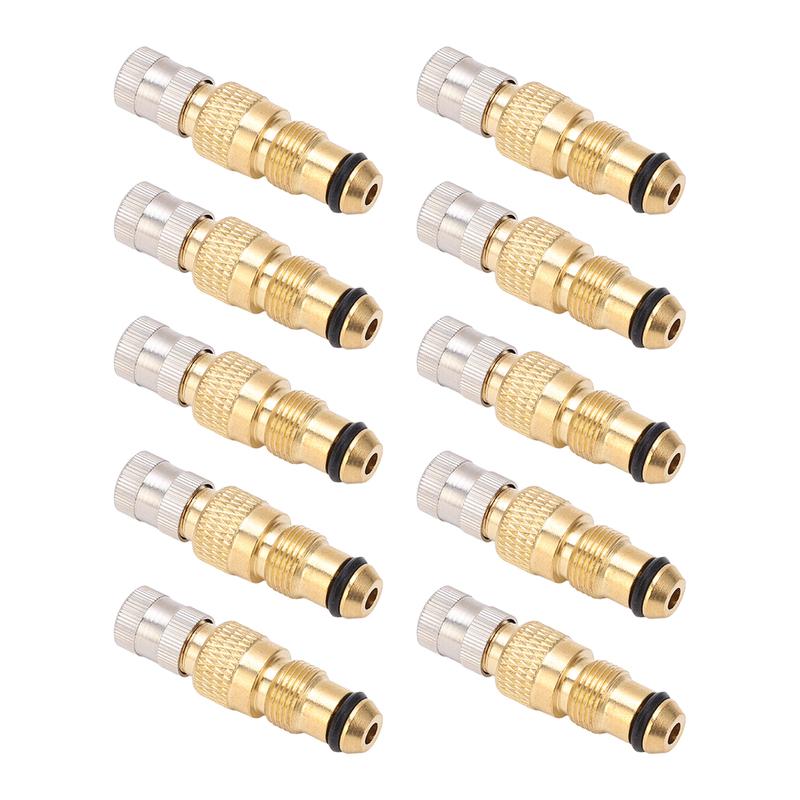 10PCS TR618A Tractor Air Liquid Valves Tire Brass Valve Stem TR218A CH3 Core Housings Replacement Tractor Air Liquid Tire Valve