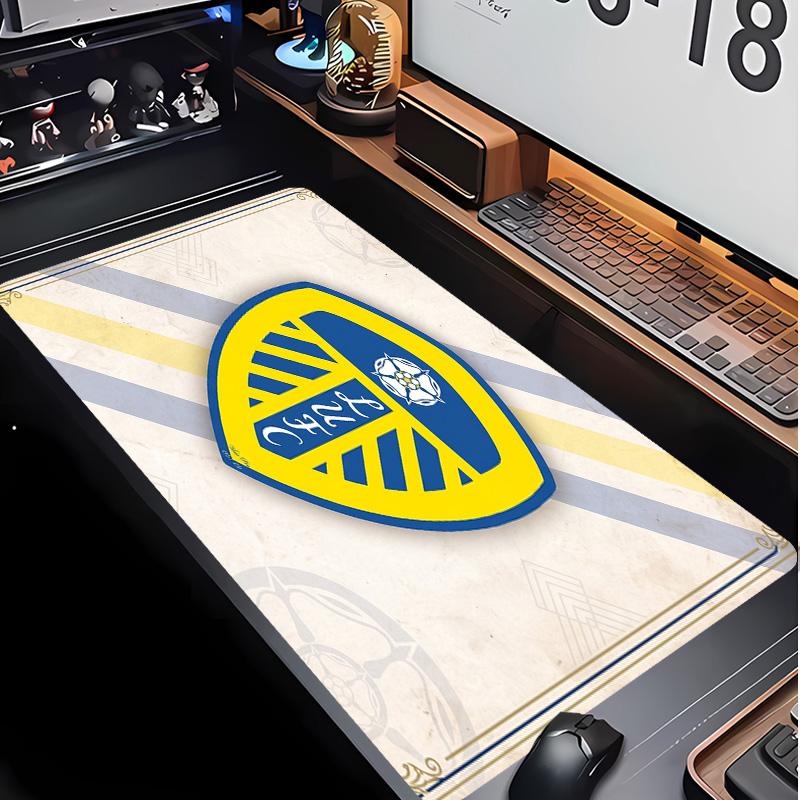 Leeds United Football Pattern Mouse Pad Non?Slip Rubber Base Gaming Mousepad For Desk Office Home