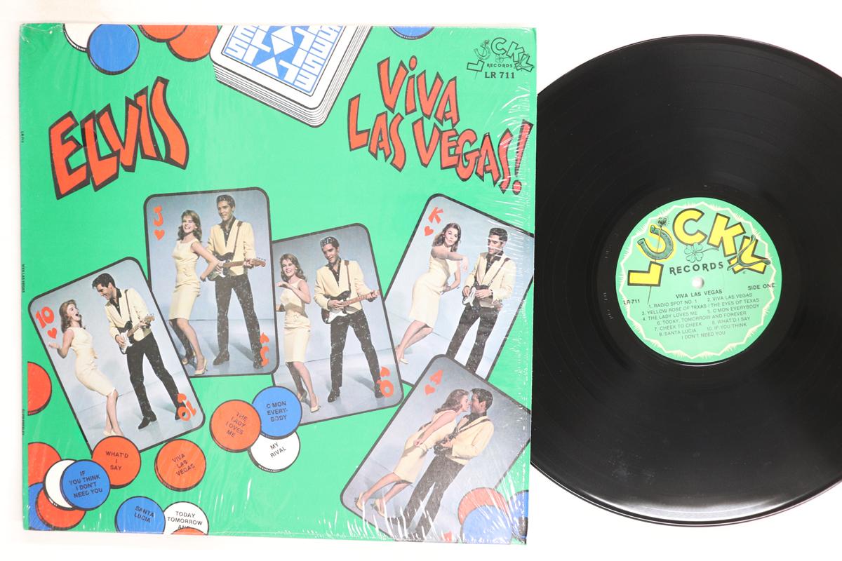 LP Record ELVIS PRESLEY  Viva Las Vegas LR711 LUCKY 1978 US Rock Used