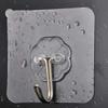 10/20PCS Door Hook, Adhesive Wall Hook, Transparent, Anti Slip, No Trace, Heavy-duty Adhesive Hook, Bathroom Kitchen Hook
