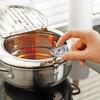 ZISIZ Japanese Style Stainless Steel Mini Deep Fryer