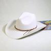 Mens Wool Felt Fedora Hat With Raw Edge Detail Winter Warm Wide Brim