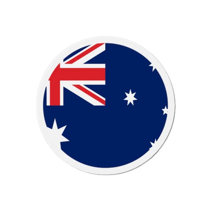 Aimant Rond - Australie - 8 cm - 50 pièces - Multicolore - Mixte