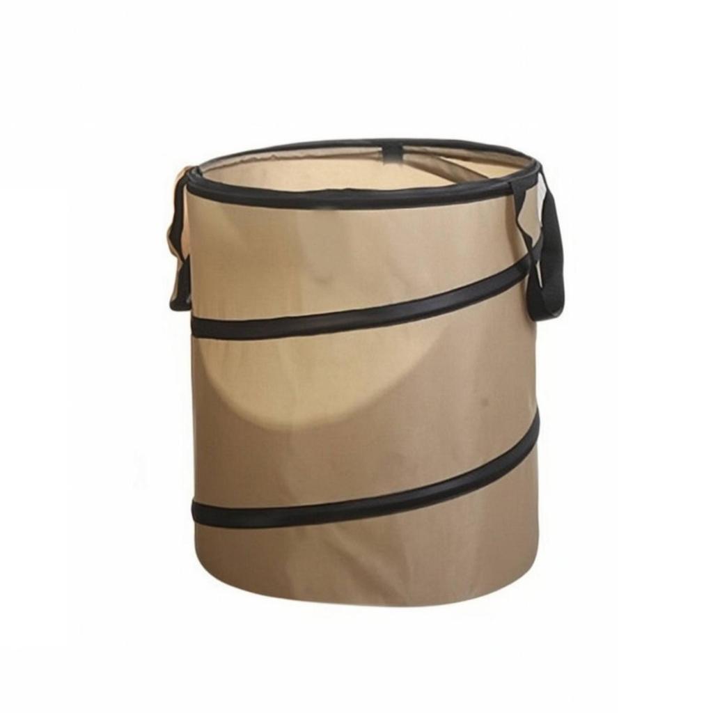 Foldable Trash Bin Portable Can with Handles Convenient for Picnics