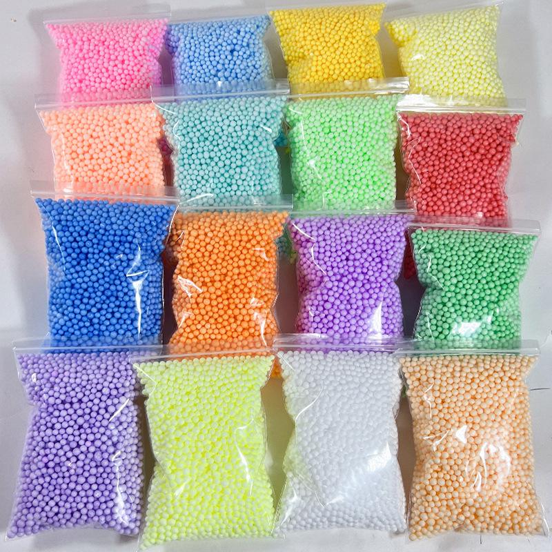 Stelline Cadenti Colorate in Gommapiuma per Macaron - Palline Decorative Rotonde Piccole